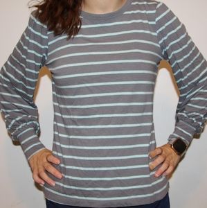 Grey Striped Long Sleeve